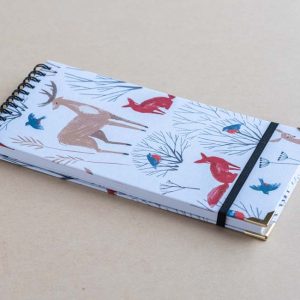 slim notebook – reindeers – fox