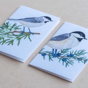 Gift Cards – set of 6 – Foliage – birds