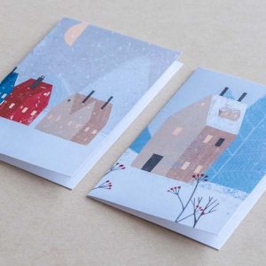 Gift cards – set of 6 – houses
