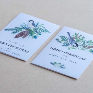 Greeting Cards – set of 6 – birds